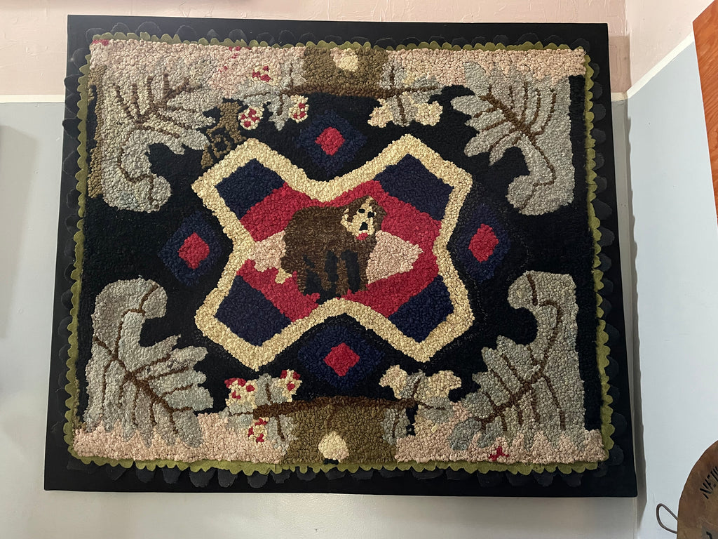Sad Dog' hooked rug – Carol Telfer Antiques