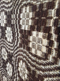 Large woven overshot Coverlet  - Sold