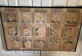 Grenfell Hooked rug  -  Large Floral and Geometric. SOLD