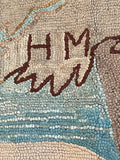 Deer and Doe Hooked Rug. SOLD
