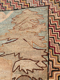 Deer and Doe Hooked Rug. SOLD