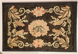 Outstanding Hooked Rug with Historical Provenance   -  Circa 1860