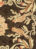 Outstanding Hooked Rug with Historical Provenance   -  Circa 1860