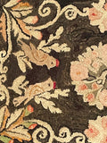Outstanding Hooked Rug with Historical Provenance   -  Circa 1860