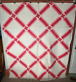 Goose Chase & 8-Point Star Quilt - SOLD