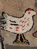 Barn Yard Friends Hooked Rug