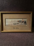 Stevengraph Hunting Scene  -  19th Century English -  'The Slip'