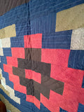 Mennonite Hired Hands Quilt  -  Circa 1910  -  Waterloo County