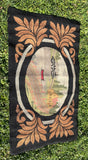Scenic Cottage and Pond Hooked Rug