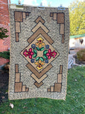 Nova Scotia Floral Hooked Rug