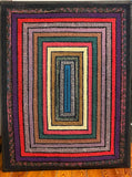 Colourful Bar Hooked Rug