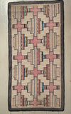 Geometric Hooked rug