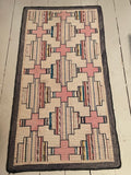 Geometric Hooked rug