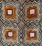 Geometric Hooked Rug