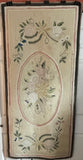 Floral hooked rug in pastel shade of colour