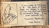 Cheticamp Seagull Hooked Rug