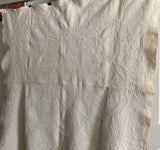 White 19th Century Trapunto Quilt