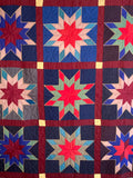 Eight Point Broken Star Quilt- SOLD
