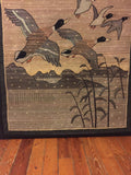 Grenfell Ducks over the Marsh - Winter Snowflakes  SOLD