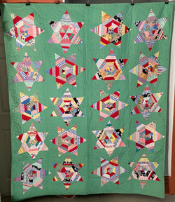 Spider-web Star Quilt  - SOLD