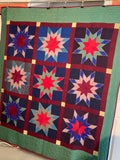Eight Point Broken Star Quilt- SOLD