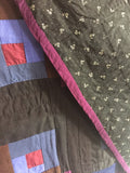 Mennonite Log Cabin Crib Quilt