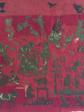 19th Century Needlepoint Tapestry of Figures and Animals