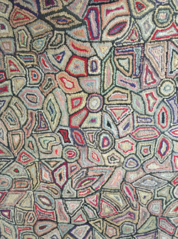 Abstract Hooked Rug  -  SOLD