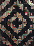 Log Cabin Barn Raising Quilt Top  -  SOLD