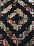 Log Cabin Barn Raising Quilt Top  -  SOLD