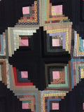 Log Cabin Barn Raising Quilt Top  -  SOLD