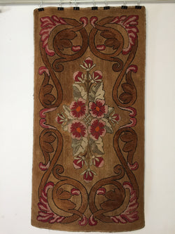 19th Century Hooked Rug. SOLD