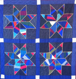 Mennonite Spider-Web Star Quilt