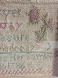 English Sampler 1786