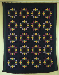 SOLD. -  'Joseph's Coat'  -  Waterloo County Amish Quilt