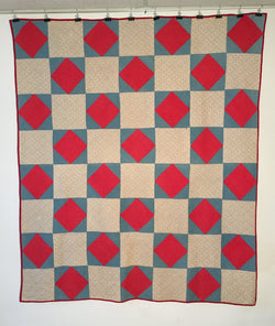 Mennonite Quilt  -  Diamonds and Squares