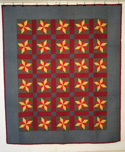 Mennonite Eight Point Star Quilt
