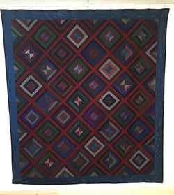 Chevron Log Cabin Quilt