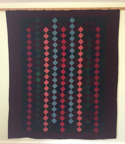 Diamonds, Nine Patch and Bar Quilt