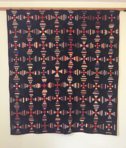 Pineapple Log Cabin Quilt -  SOLD