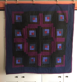 Mennonite Log Cabin Crib Quilt